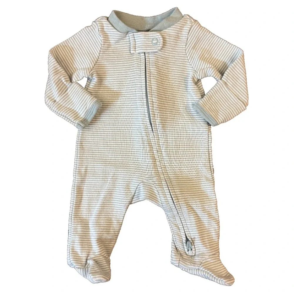 Carters Preemie Baby Boy Sleeper Zipper Outfit Romper Pajamas‎ Clothes Striped